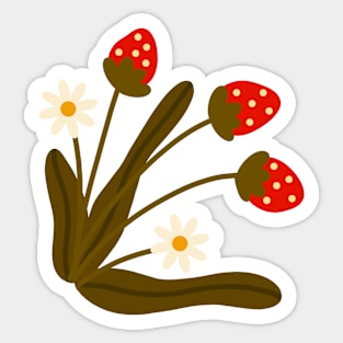 Strawberries Sticker